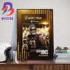 The Best Quarterback In America Jayden Daniels Is The 2023 Davey OBrien Award Winner Wall Decor Poster Canvas