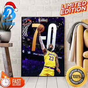 The Los Angeles Lakers Went Undefeated Throughout The Entire In-Season Tournament In 2023 Decoration Poster