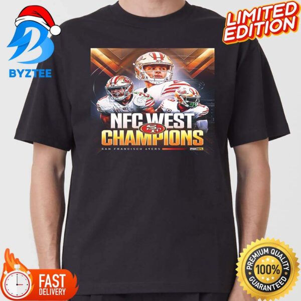 The San Francisco 49ers  Win The West And Are The First Team To Win A Division Title This NFL 2023 Season Classic T-shirt