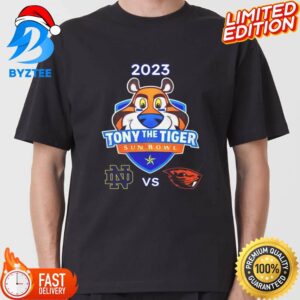 Tony The Tiger Sun Bowl Oregon State Vs Notre Dame On 29 December 2023 At Sun Bowl Stadium El Paso TX College Bowl T-Shirt