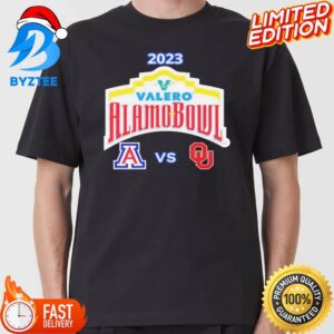 Valero Alamo Bowl Arizona Vs Oklahoma On 28 December 2023 At Alamodome San Antonio TX College Bowl T-Shirt
