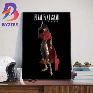 Vincent Valentine In Final Fantasy VII Rebirth FF7R Wall Decor Poster Canvas