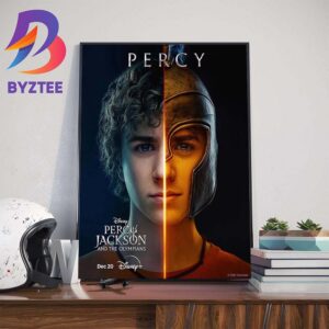 Walker Scobell As Percy Jackson In Percy Jackson And The Olympians Of Disney Wall Decor Poster Canvas