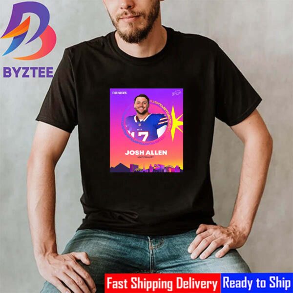 Buffalo Bills Josh Allen MVP Finalist NFL Honors Vintage T-Shirt
