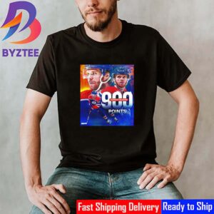 Congrats Connor McDavid Has Reached 900 NHL Career Points Vintage T-Shirt
