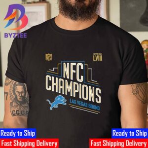 Congrats Detroit Lions Are 2023 NFC Champions And Advance to Super Bowl LVIII Las Vegas Bound Vintage T-Shirt