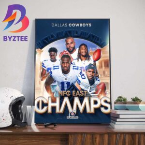 Congratulations To The Dallas Cowboys Are NFC East Champions And Clinched NFL Playoffs Art Decorations Poster Canvas