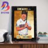 Corey Seager Winning 2023 All-MLB First Team Art Decorations Poster Canvas