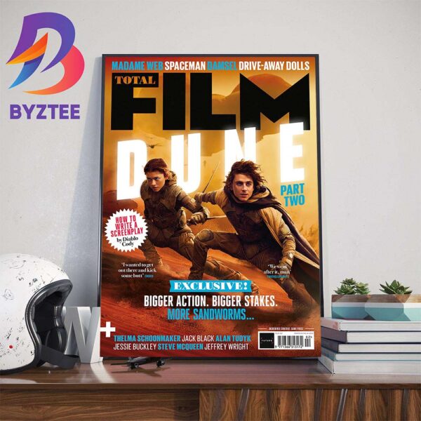 Dune Part Two On Total Film Magazine Cover Art Decor Poster Canvas