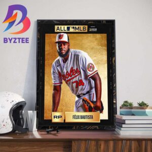 Felix Bautista Winning 2023 All-MLB First Team Art Decorations Poster Canvas