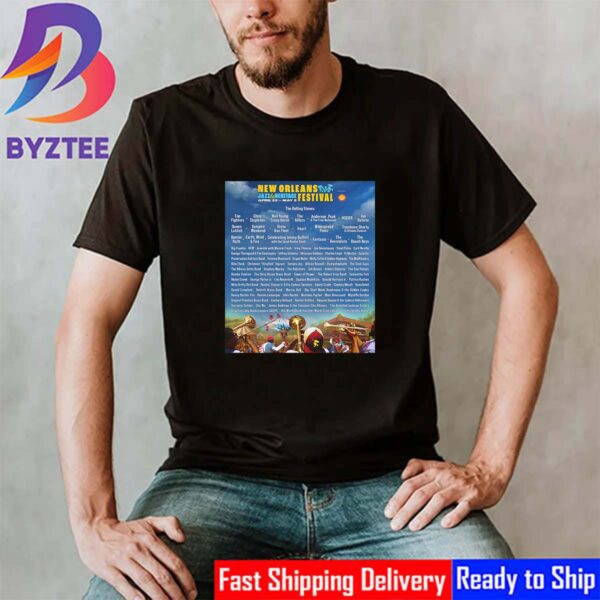 Foo Fighters Show At New Orleans Jazz And Heritage Festival April 25th May 5th 2024 Lineup Classic T-Shirt