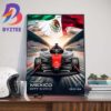 ERT Formula E Team Ready Round 1 Formula E At Hankook Mexico City E Prix Jan 13th 2024 Art Decor Poster Canvas