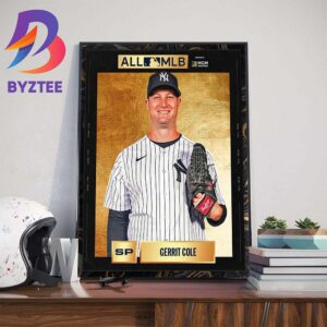 Gerrit Cole Winning 2023 All-MLB First Team Art Decorations Poster Canvas