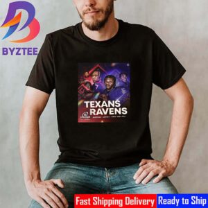 Houston Texans Vs Baltimore Ravens To Kick Off The Weekend For The NFL Divisional Vintage T-Shirt