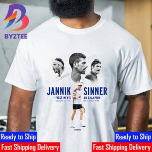 Jannik Sinner Is The First Mens Singles AO Champion Outside Of The Big 3 Since 2014 Vintage T-Shirt