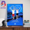 Jannik Sinner The First Grand Slam Title In AO Australian Open 2024 Art Decor Poster Canvas