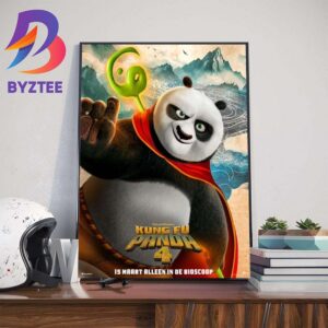 Master Po In Kung Fu Panda 4 2024 New Poster Art Decor Poster Canvas