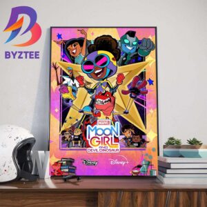 Moon Girl And Devil Dinosaur Season 2 The First Official Poster Art Decor Poster Canvas