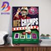 Kansas City Chiefs Vs San Francisco 49ers Two Teams Remain One Crowned Super Bowl LVIII In Las Vegas February 11th 2024 Art Decor Poster Canvas