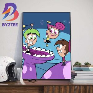 New The Fairly OddParents Series Official Poster On Netflix Art Decor Poster Canvas