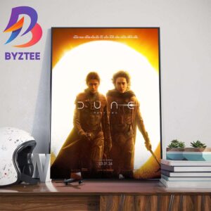 Official Poster Dune Part 2 In Theaters On March 1 2024 Art Decor Poster Canvas