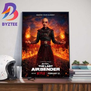 Official Poster For Master Your Element Zuko In The Live-Action Avatar The Last Airbender Series Art Decor Poster Canvas
