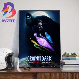 Official Poster For Orion And The Dark Art Decor Poster Canvas