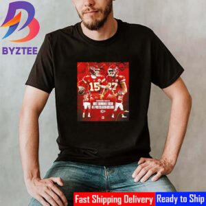 Patrick Mahomes x Travis Kelce For Most Combined TDs In NFL Postseason History Vintage T-Shirt