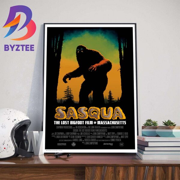 Sasqua The Lost Bigfoot Film of Massachusetts Official Poster Art Decor Poster Canvas