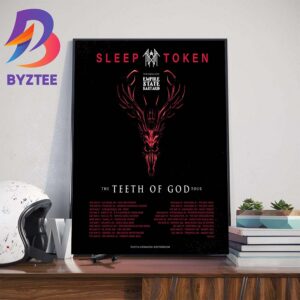 Sleep Token The Teeth Of God Tour With Special Guests Empire State Bastard Art Decor Poster Canvas