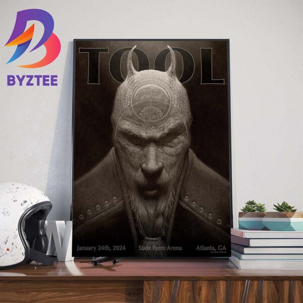 TOOL Effing TOOL In Atlanta GA At The State Farm Arena With Elder January 24th 2024 Art Decor Poster Canvas