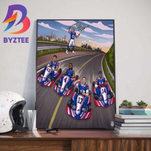 The Buffalo Bills Finish The AFC East Race In First Place Art Decorations Poster Canvas