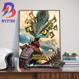The Chameleon In Kung Fu Panda 4 2024 New Poster Art Decor Poster Canvas