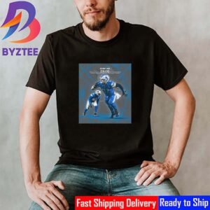 The Detroit Lions DL Aidan Hutchinson 3.0 Sacks Mark The Most By A Lions Player In A Single Postseason Vintage T-Shirt
