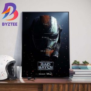 The Final Season Of Star Wars The Bad Batch Official Poster Art Decor Poster Canvas