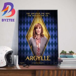 The Greater The Spy The Bigger The Lie Catherine OHara As Mother Of Elly In Argylle Movie Official Poster Art Decorations Poster Canvas