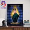 The Greater The Spy The Bigger The Lie John Cena As Wyatt In Argylle Movie Official Poster Art Decorations Poster Canvas