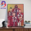 The Niners Are Going Back To The Super Bowl To Play The Kansas City Chiefs In Super Bowl LVIII Bound Art Decor Poster Canvas