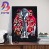 The San Francisco 49ers Are NFC Champions And Are Headed To The Super Bowl LVIII Art Decor Poster Canvas