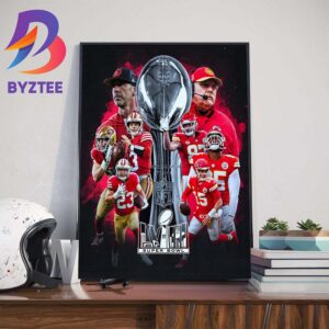 The San Francisco 49ers Goes To Super Bowl LVIII In Las Vegas Art Decor Poster Canvas