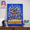 The Tampa Bay Buccaneers Are The Champions Of The NFC South For The Third Straight Year Art Decorations Poster Canvas