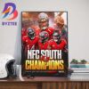 The South Dakota State Jackrabbits SDSU Football Are Back-To-Back NCAA FCS National Champions Art Decorations Poster Canvas