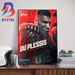 UFC 297 Dricus Du Plessis Defeats Sean Strickland To Become The New Middleweight Champion Of The World Art Decor Poster Canvas