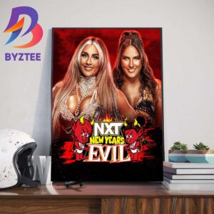 WWE NXT New Years Evil Tiffany Stratton Vs Fallon Henley Art Decorations Poster Canvas