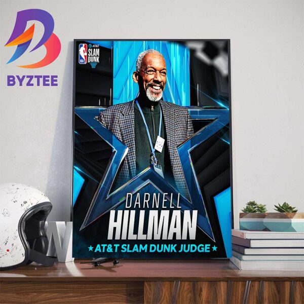 2024 AT and T Slam Dunk Judge Is Darnell Hillman Art Decorations Poster Canvas