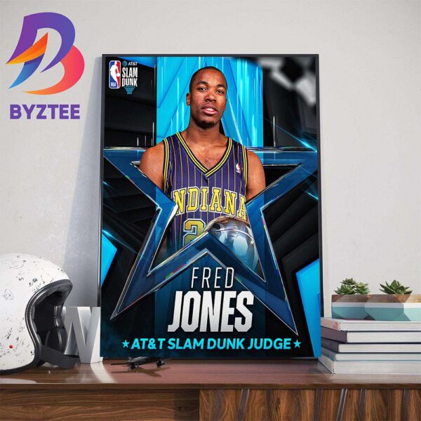2024 AT and T Slam Dunk Judge Is Fred Jones Art Decorations Poster Canvas