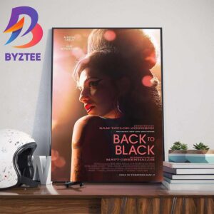 Back To Black Official Poster Art Decorations Poster Canvas