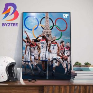 Baseball Team USA Lineup For The Olympics Paris 2024 Art Decorations Poster Canvas