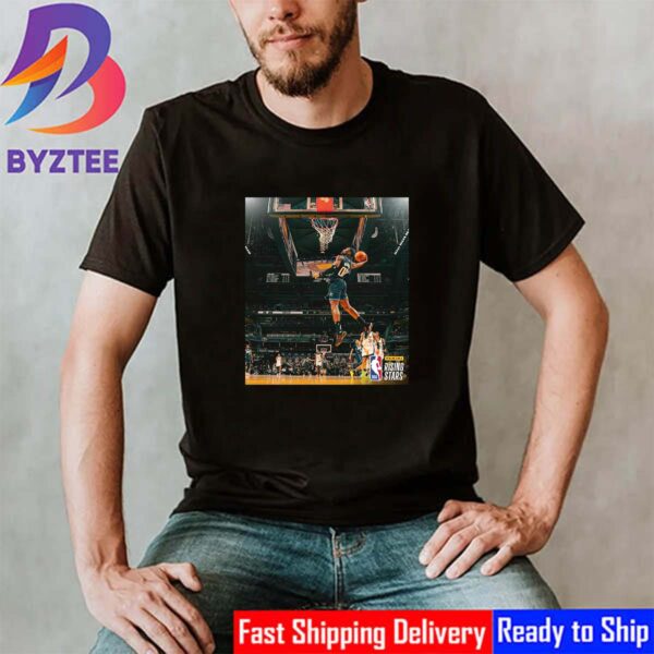 Bennedict Mathurin Dunk at Panini Rising Stars 2024 NBA All-Star Vintage T-Shirt
