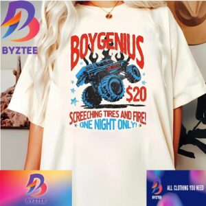 Boygenius Screeching Tires And Fire Vintage T-Shirt